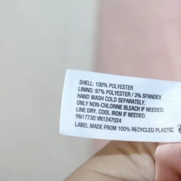 Cushnie x Target womens dress size 0 light pink midi strapless asymmetrical hem - Picture 8 of 12